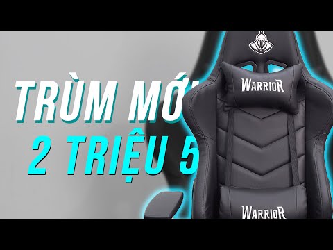 Ghế chơi game rẻ đến phát điên!@#$ Đánh giá Warrior Raider Series WGC206