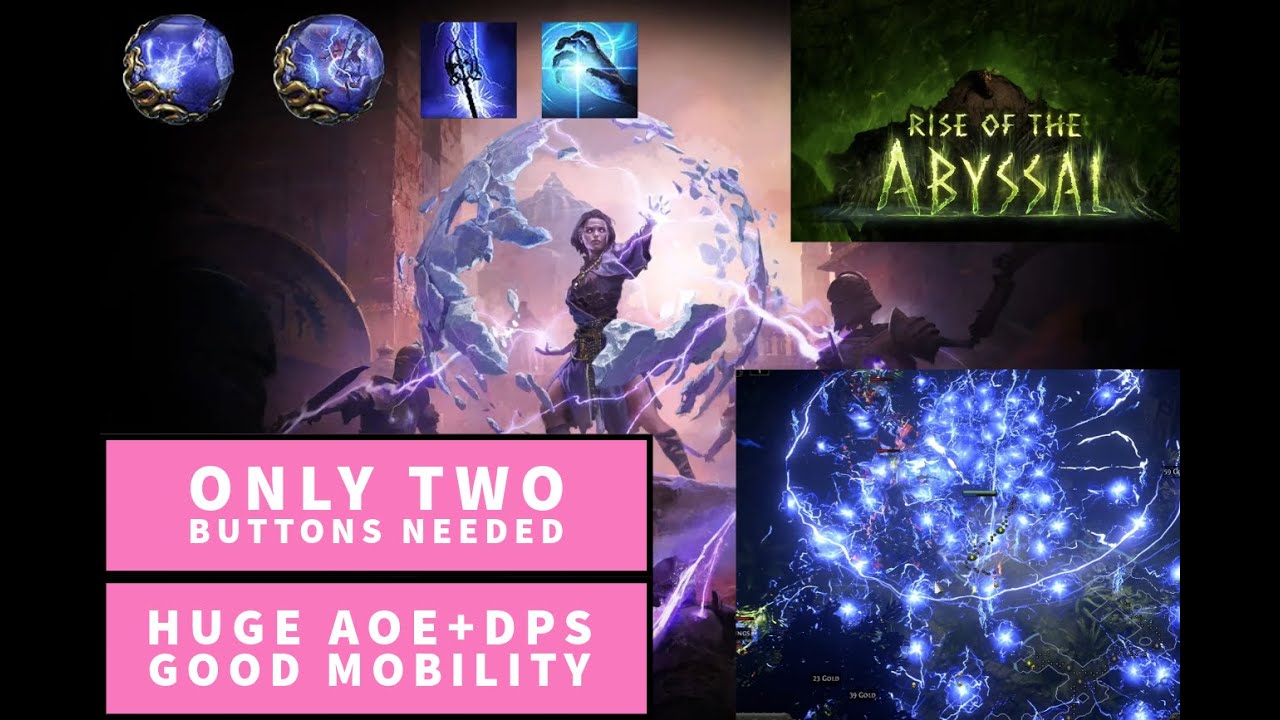 Path of Exile 2 Two Button Lightning Warp 100% Crit Stormweaver