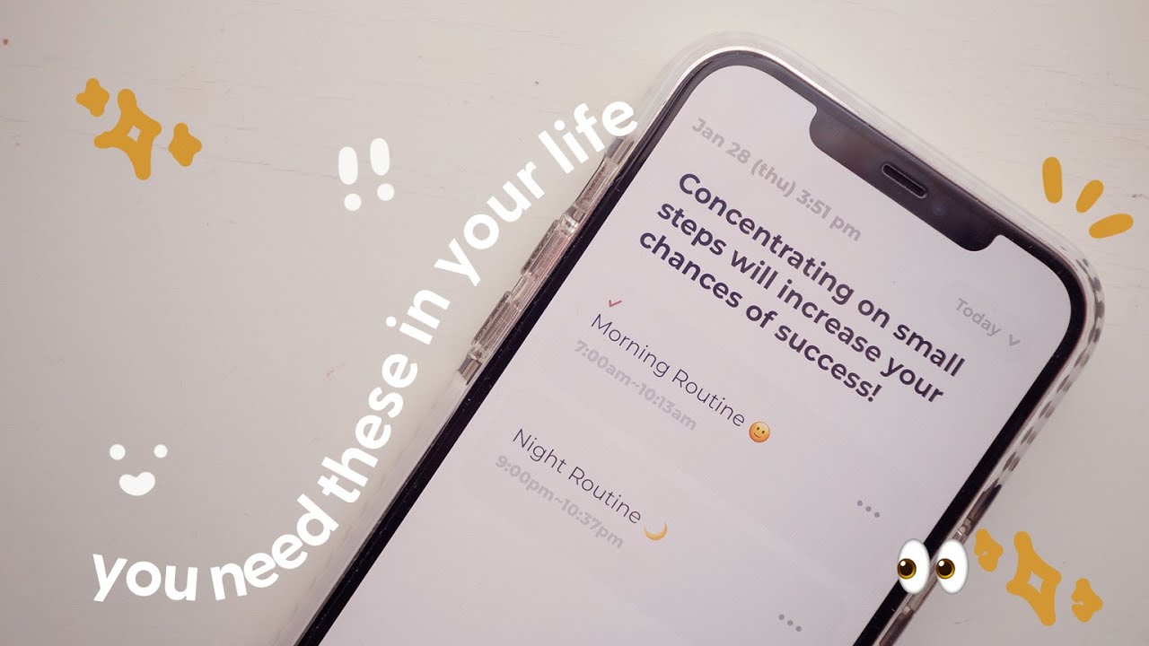 apps for productivity, intention, and self-care 🤍