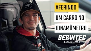 Aferindo um carro no Dinamômetro Servitec