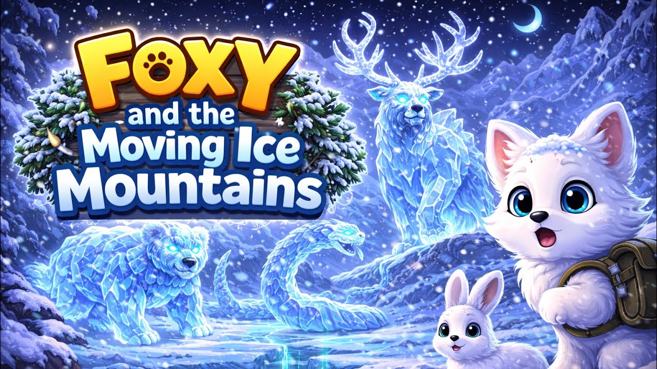 Foxy and the Moving Ice Mountains! | Frozen Valley Adventure | Kids ...
