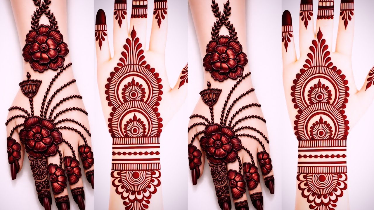 Very beautiful stylish front hand mehndi design | Easy mehndi design | Simple mehndi | Mehndi design