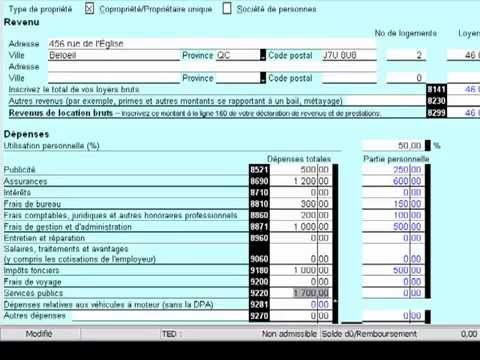 Comment remplir le formulaire T776 dans le logiciel d'impôt ProFile
