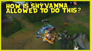 Shyvana 1 v 2 With No HP Seems Balanced MSF vs SK LEC 2022