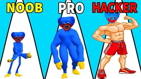 NOOB vs PRO vs HACKER in Poppy Run 3D Play time New Game All Levels‏‏ ‏‏‏‏‏‏  Android, ios