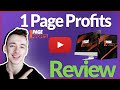 1 Page Profits Review - 🛑 DON'T BUY BEFORE YOU SEE THIS! 🛑 (+ Mega Bonus Included) 🎁