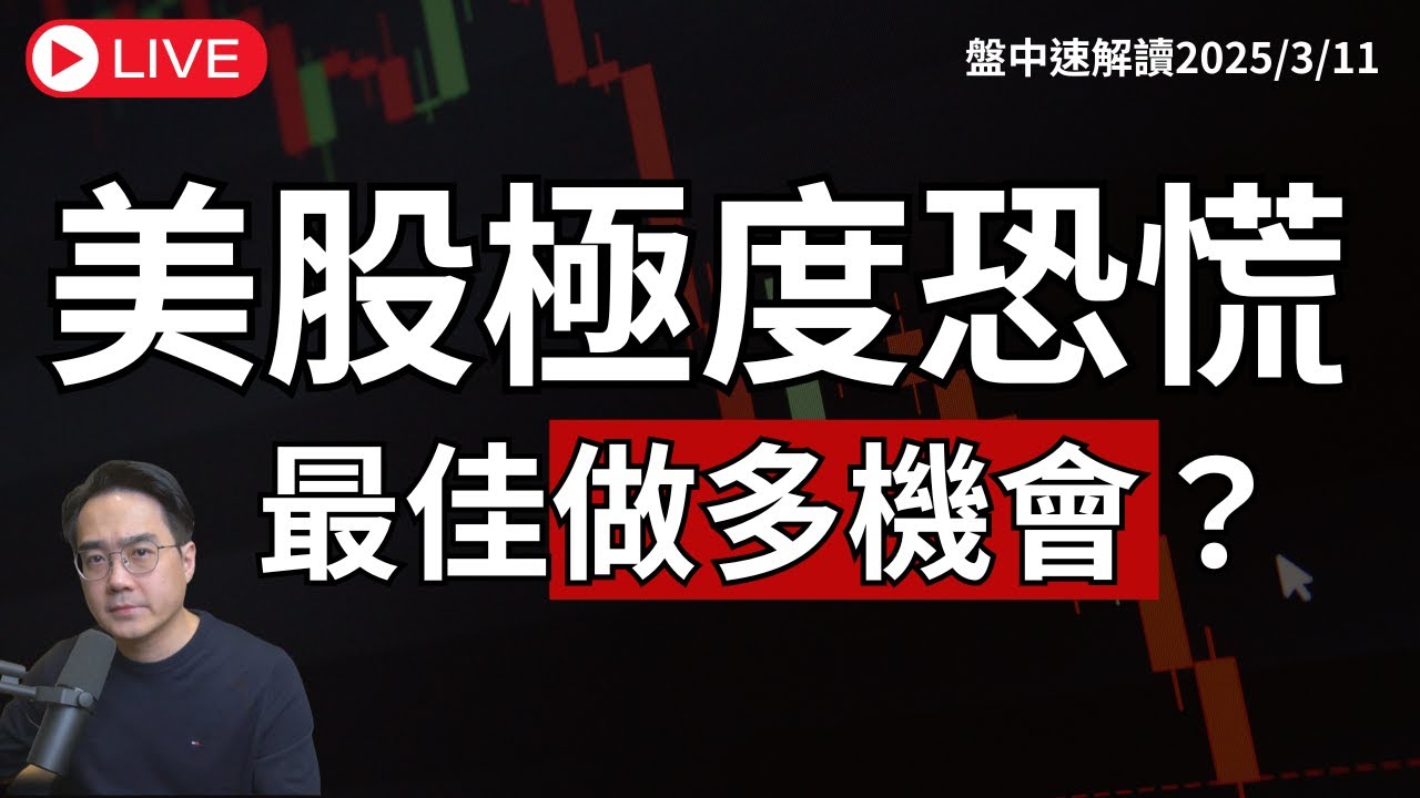 美股極度恐慌！該貪婪還是恐懼？按讚超過600就有下一集【塚哥聊天室】