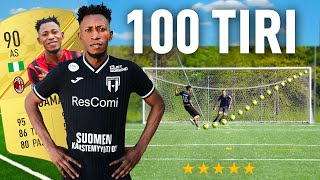 🎯⚽️ 100 TIRI CHALLENGE: ODUAMADI (ex MILAN) | Quanti Goal Segnerà su 100 tiri?