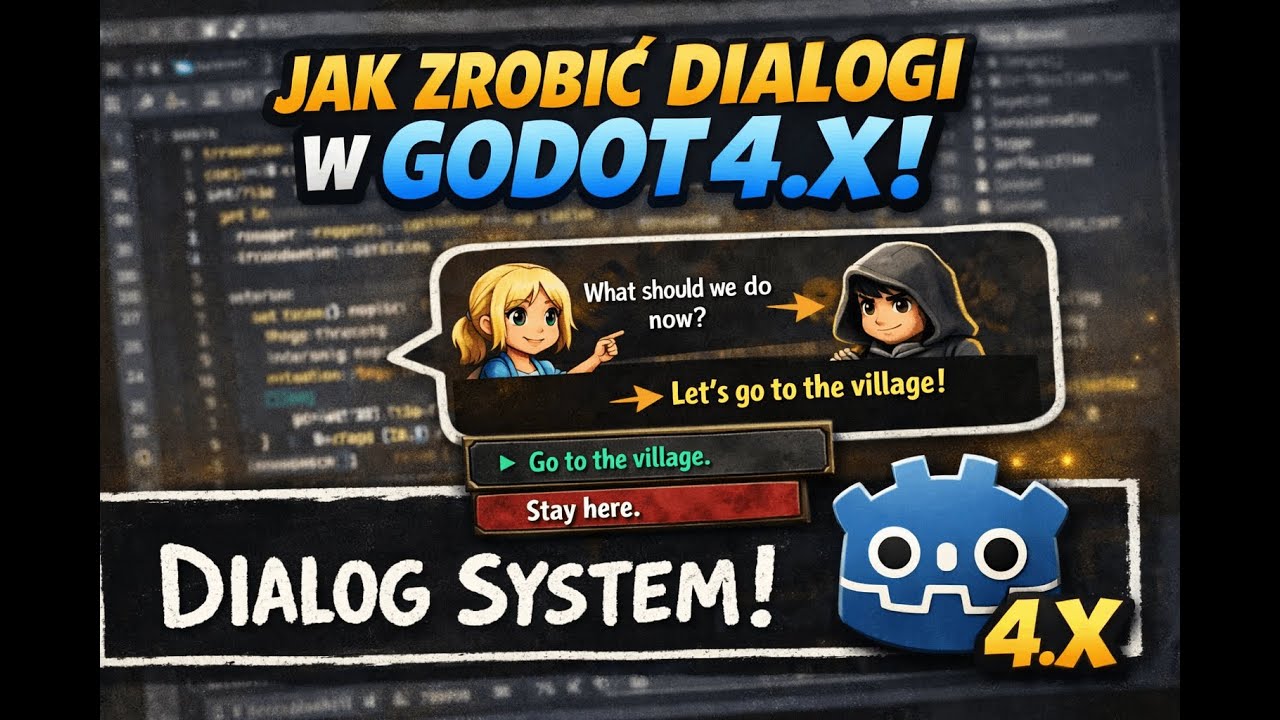 jak zrobić w godot 4.X system dialogu? tutorial