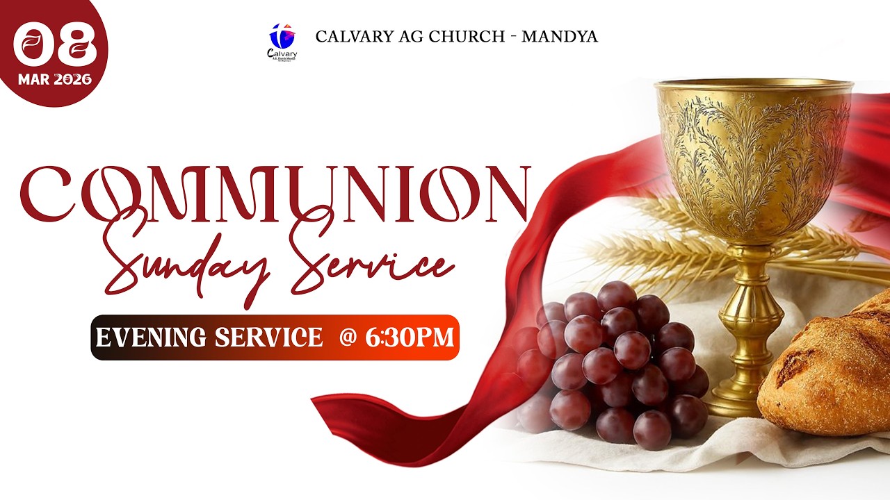 🔴🅻🅸🆅🅴 - | Welcome to Our Communion Sunday Service | 08-03-2026 ...