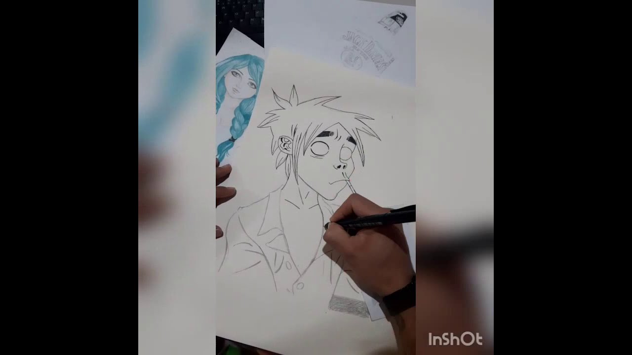 Desenho 2-D Gorillaz
