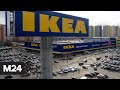 IKEA приостановила работу в России - Москва 24