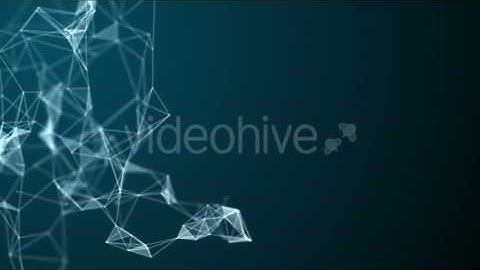 Molecular Structure On Dark Blue Background - Stock Footage | VideoHive 12125772