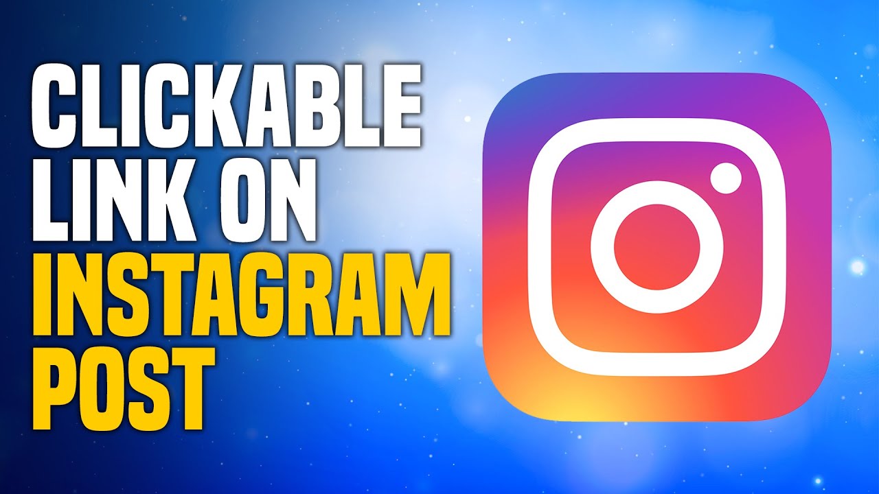 How To Add Clickable Link On Instagram Post (EASY!) 