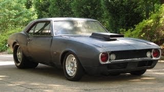 PRO STREET 67 SS CAMARO*SWEET BURNOUTS*NASTY SMALL BLOCK CHEVY*INSANE CAM * CRAZY EXHAUST