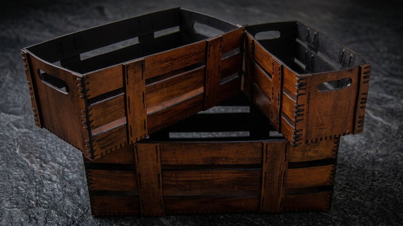 Making a Leather Valet Tray | DIY Leathercraft | PDF Pattern - YouTube
