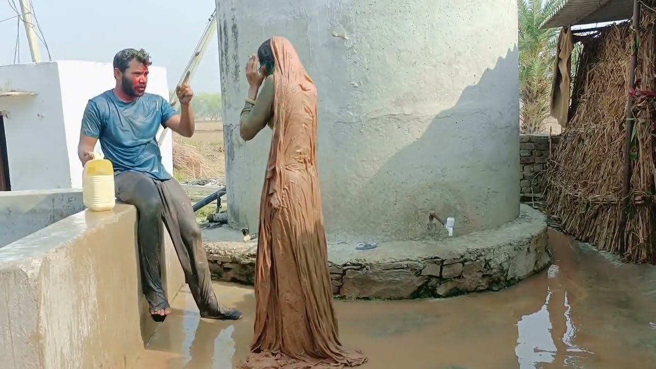 हैपी होली//पति और पत्नी की ऐसी होली आपने कहीं नहीं देखी होगी#होली_2022