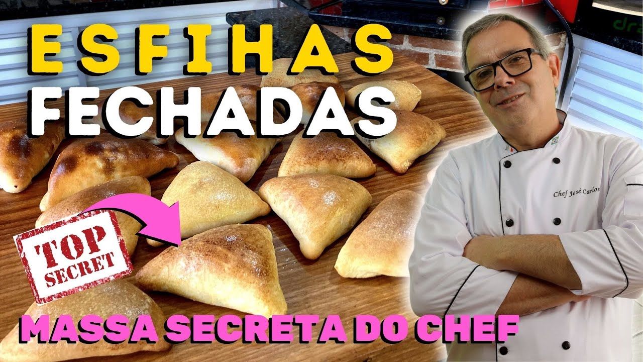 ESFIHAS FECHADAS | MASSA SECRETA DO CHEF