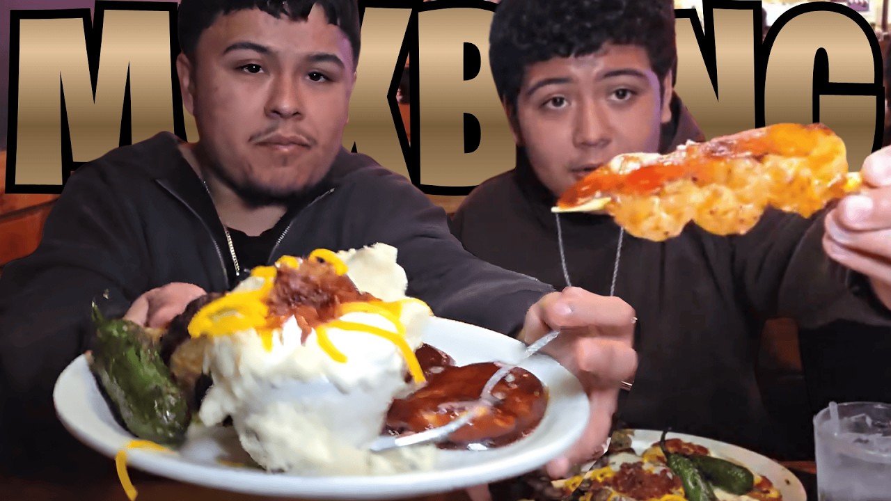 Benjy Chavez Texas Roadhouse MUKBANG