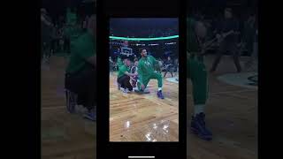 Celebrity Deuce Tatum Helping His Dad Strech #funny #basketball Net Worth