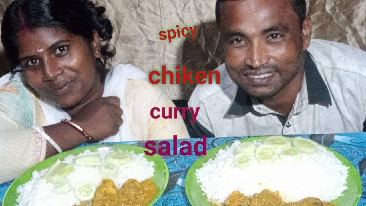 Eatting challange spicy chiken curry hasbend and wife asmr big bi pic picture image