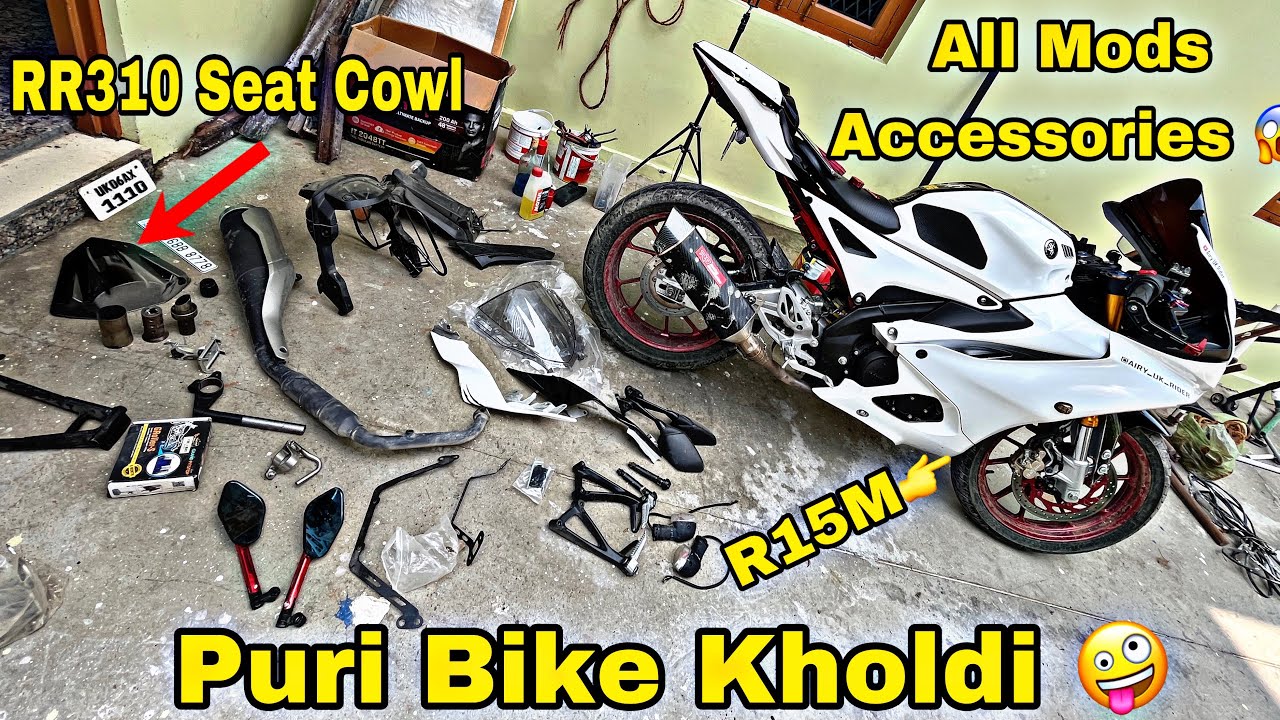 R15M Ke Parts Ke Bhandaar Lag gya 😱 RR 310 Seat Cowl Mil gya😜