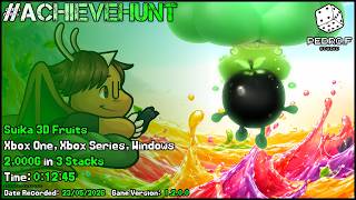 #AchieveHunt - Suika 3D Fruits (Xbox One, Xbox Series, Windows) - 2,000G in 12m 45s!