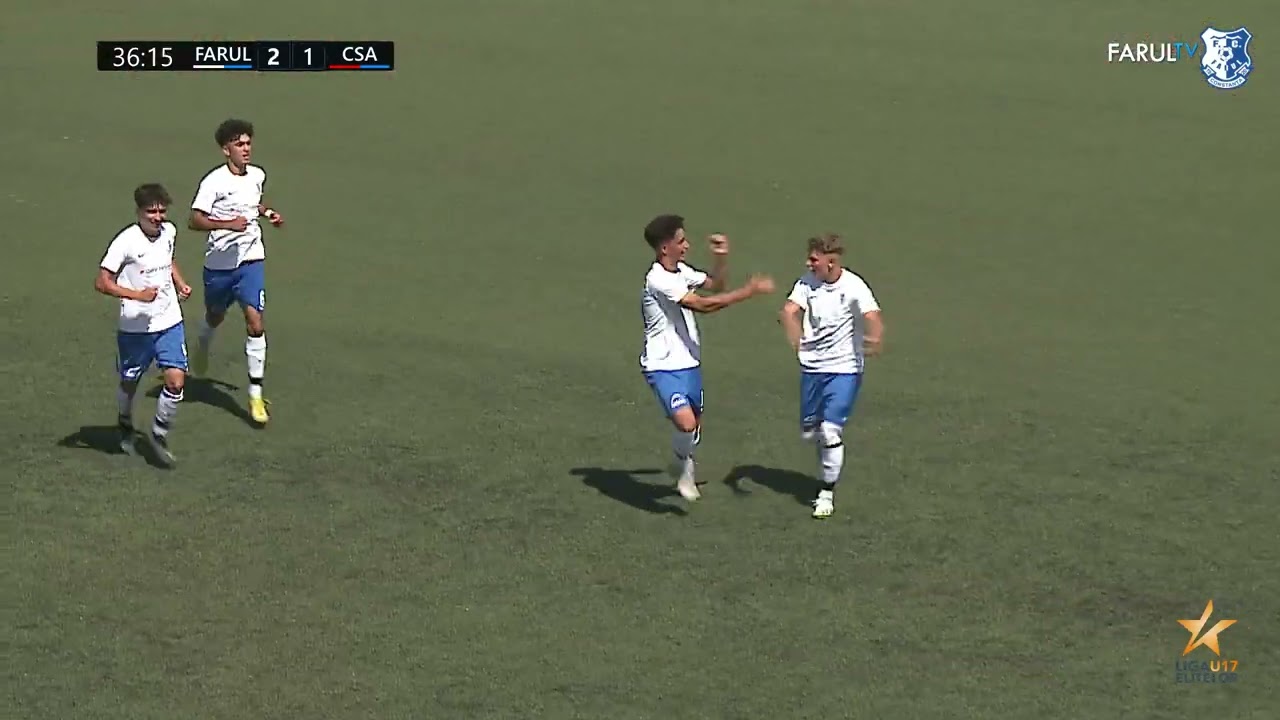 Rezumat, Liga Elitelor U17, Etapa 2, 2023/2024: Farul U17 - CSA Steaua U17 4-3 (20 august 2023)