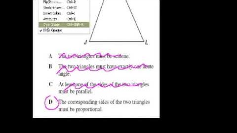 CA Geometry: More on congruent and similar triangles