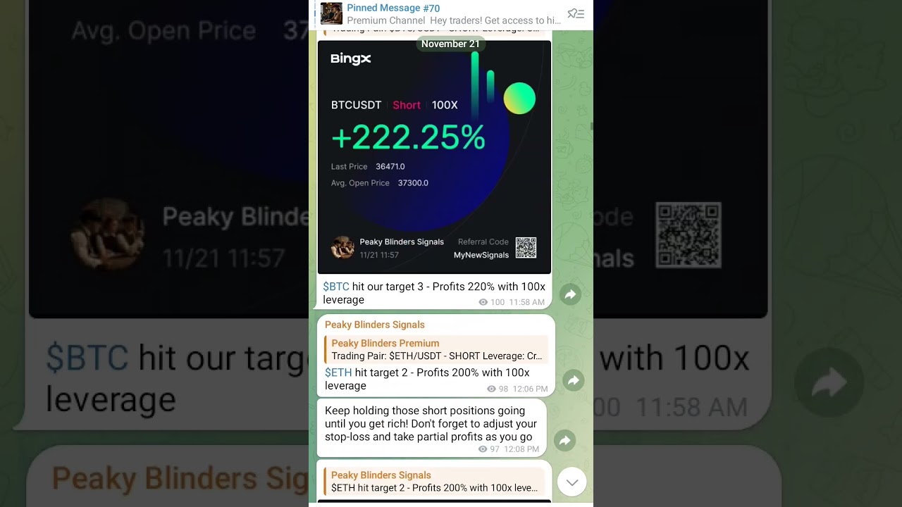 Scalp Signals with 100x leverage for 