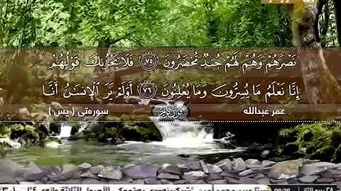 سورة يس تلاوة مؤثرة جدا للقارئ الشيخ عمر عبدالله الكردي