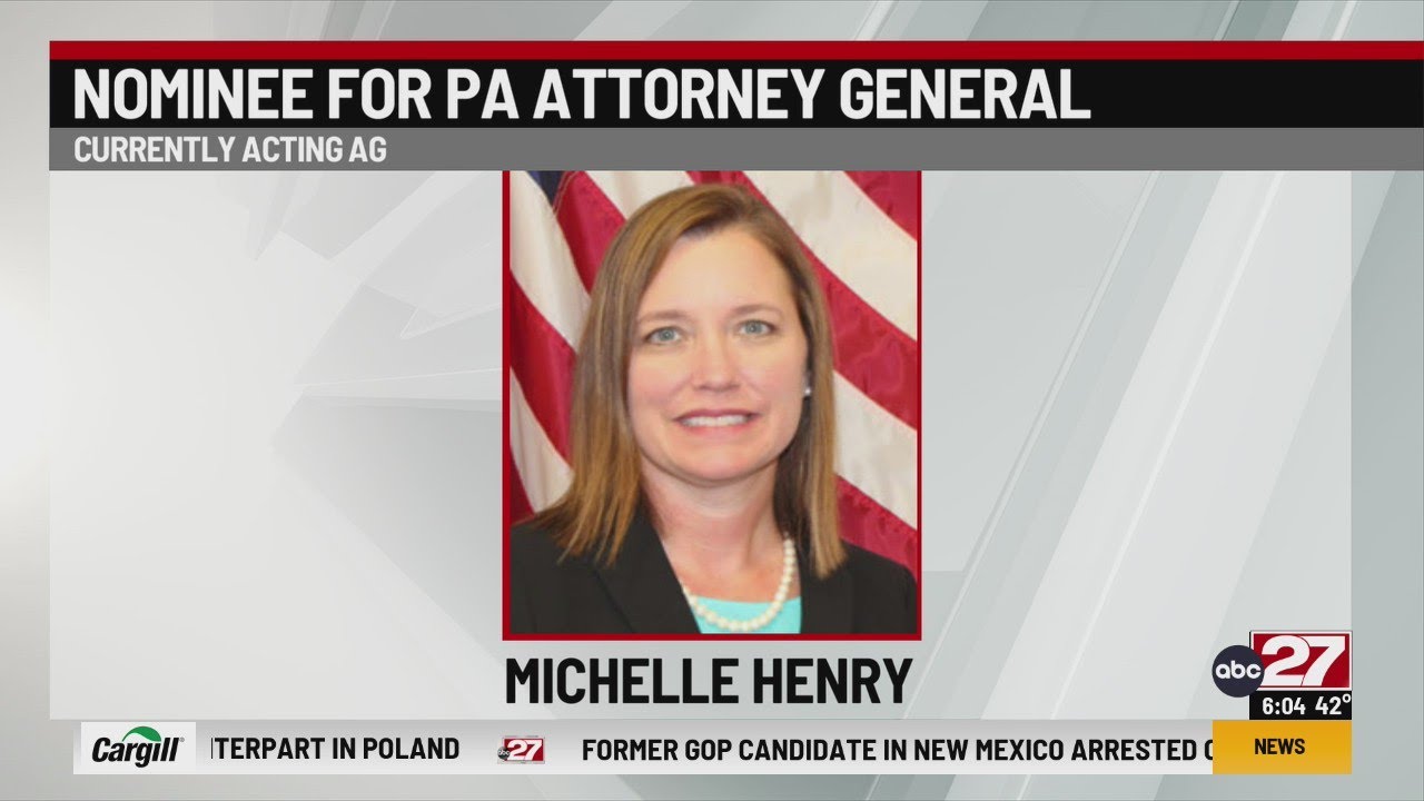 Shapiro to nominate Michelle Henry as attorney general YouTube