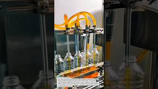Automatic Liquid Filling Machine Process | Multi-Nozzle Bottle Filling System.