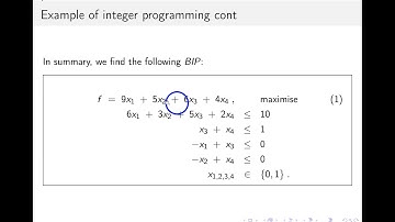 Integer programming by example