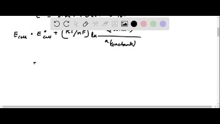 Estimate the electromotive force of the cell mathrmZn(mathrms)left|mathrmZnCl_2left(mathrm…