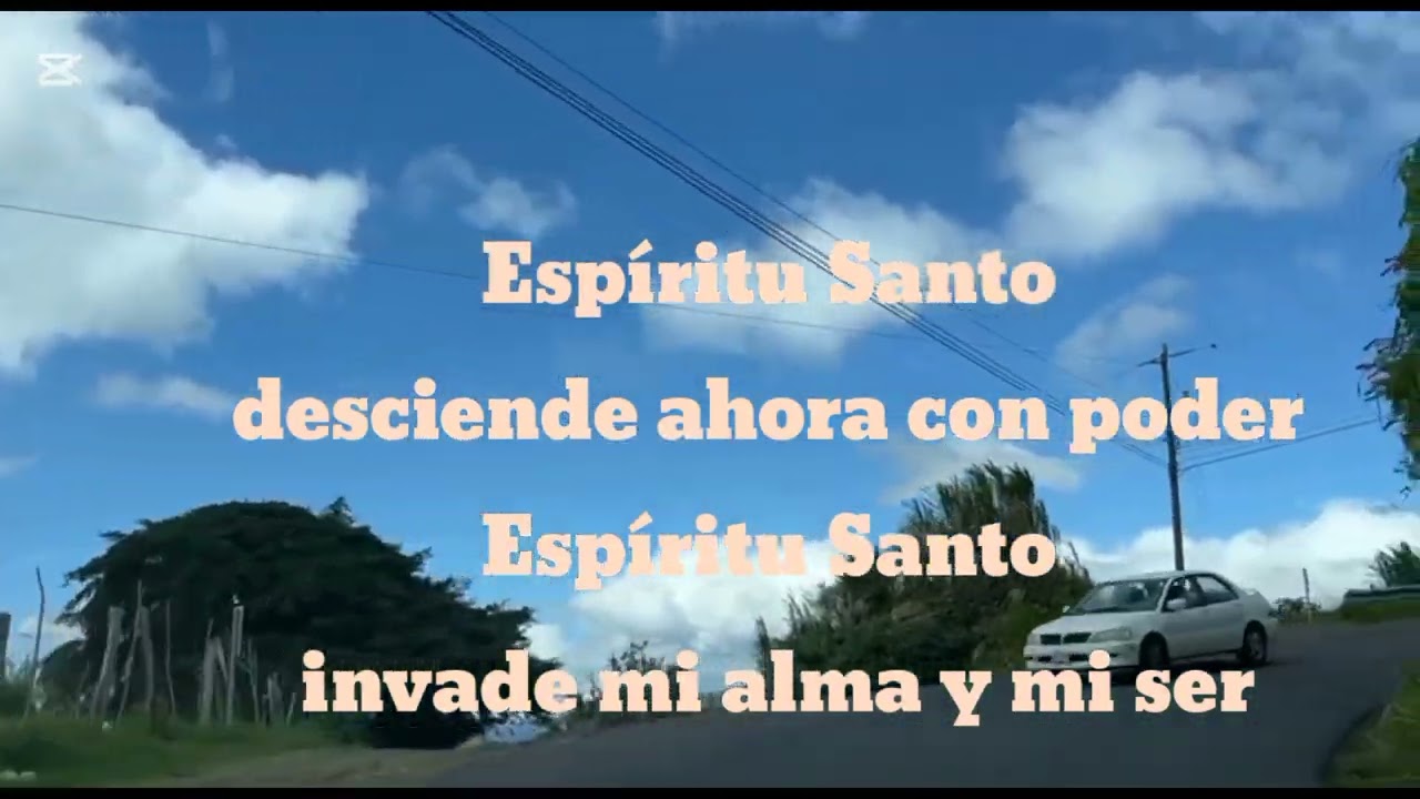 Espíritu Santo pista karaoke, Rigoberto Amaya 
