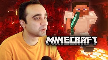 Hardcore Minecraft gamer entering The NETHER