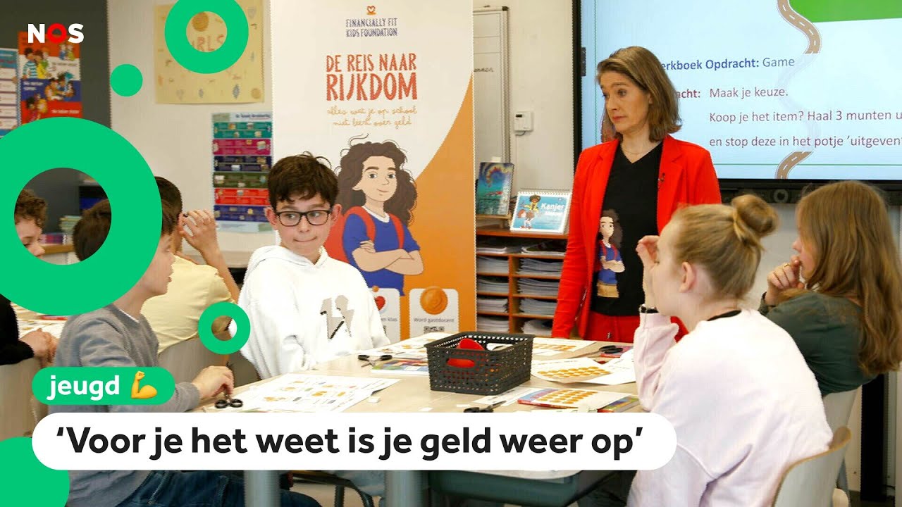 Week van het Geld: Kinderen krijgen les over geld en sparen