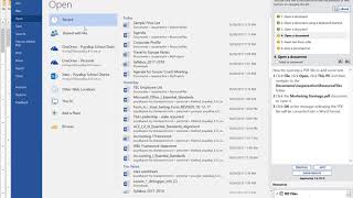 JasperActive Word 2016 Core Lesson 1:Learn 5 Opening a Document