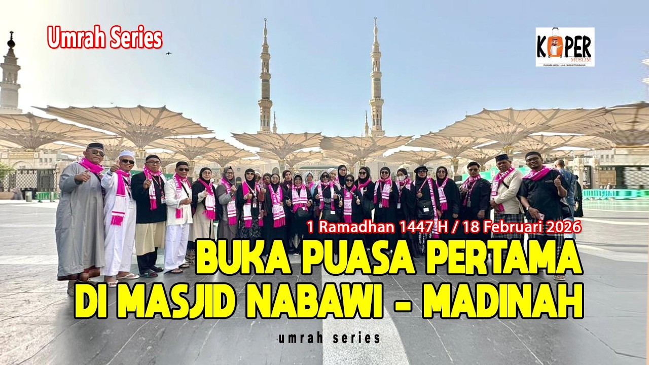 Buka Puasa 1 Ramadhan 1447 H di Masjid Nabawi