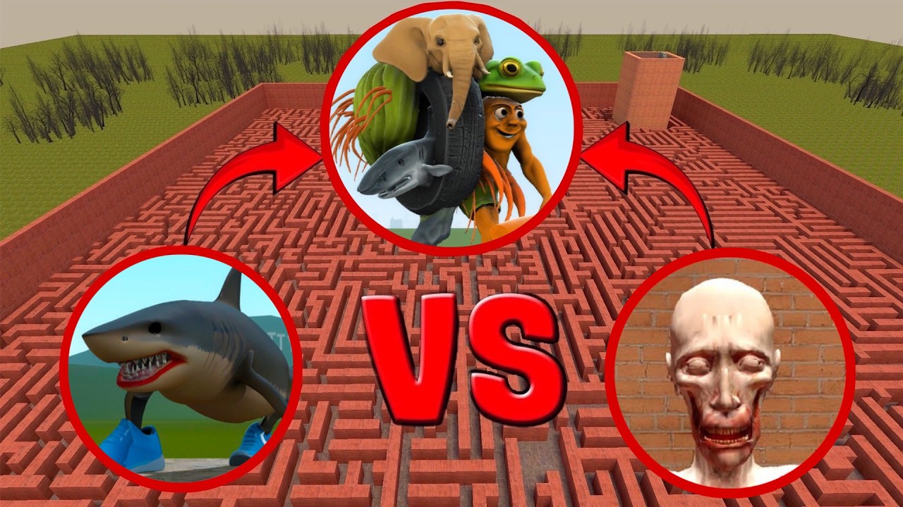 TUNG TUNG SAHUR vs SCP-096 vs SONIC TAPES | Garry’s Mod Epic Battle