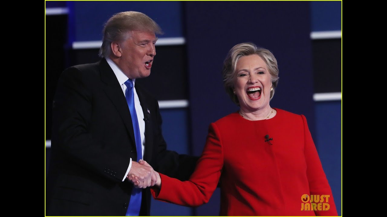 Bill Clinton ] & Melania Trump ] Shake Hands at First Presidential ...