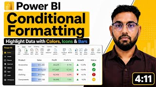Conditional Formatting in Power BI | Highlight Data with Colors, Icons & Bars