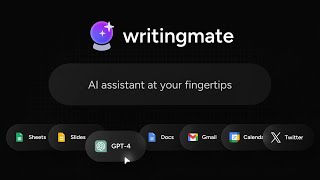 Writingmate - GPT-4 for Google Docs, Sheets, Slides