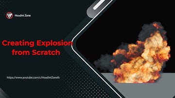 Houdini Explosion | Main Explosion | Houdini Fx 19.5 | Houdini Zone | Hip File Included |