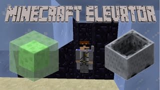 Minecart and Slime Elevator in Minecraft