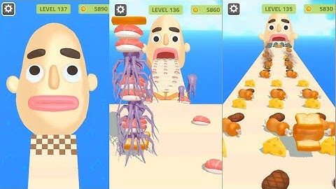 Sandwich Runner(Gameplay Walkthrough)All ||| iOS android game||| level 135+142