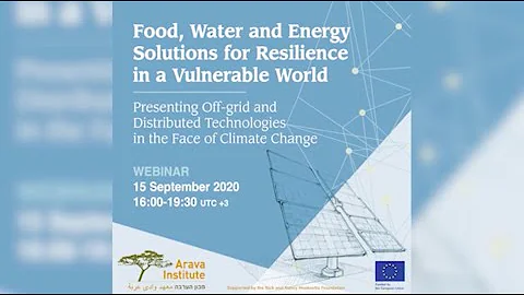 Food, Water and Energy Solutions for Resilience in...