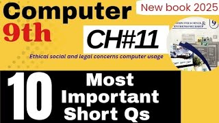 Class 9 computer chapter 11 most important questions | 9th computer chapter 11