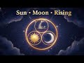 Sun, Moon & Rising — The Three Codes of Your Birth Chart